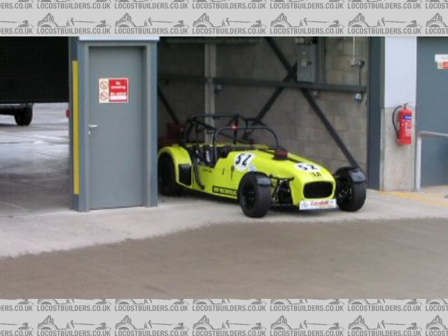 The new Lewisham college BIO car on it's first shake down at Donnington.